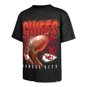 Kansas City Chiefs 47 Brand Finger Catch T-Shirt Small Black