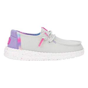 Girls' HEYDUDE Wendy Color Fun Shoes Toddler Regular 4T Grey Heather