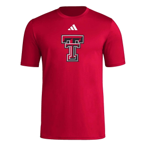 Texas Tech Red Raiders adidas Logo T-Shirt Large Red