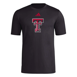 Texas Tech Red Raiders adidas Logo T-Shirt Large Black