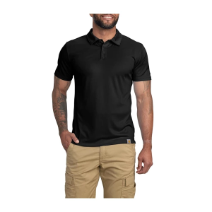 Men's Carhartt Forced Relaxed Fast Dry Polo Large Black