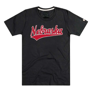 Nebraska Cornhuskers Homefield Apparel Volleyball Script T-Shirt 2XLarge Black
