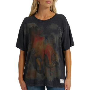 Women's Wrangler X Lainey Wilson Wild Horses Oversized Shirt Medium Multi