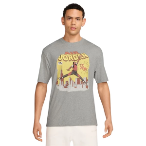 Men's Jordan Sport Comic T-Shirt XLarge Grey Heather/Black