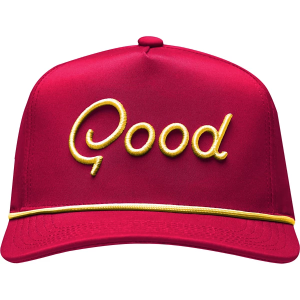 Men's Good Good Golf Figueroa Golf Snapback Hat One Size Red Yellow