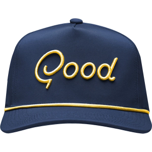 Men's Good Good Golf Ross Golf Snapback Hat One Size Navy Yellow
