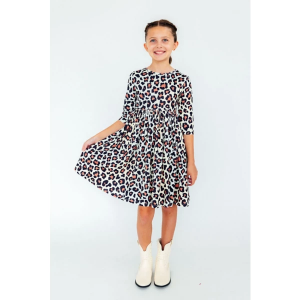 Girls' MILA & Rose Pocket Twirl Dress 7/8 Wild One