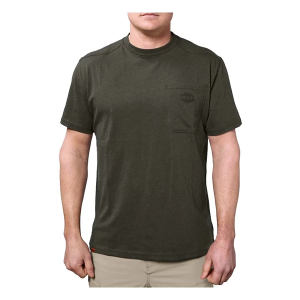 Men's BRUNT Pocket T-Shirt Large Army Green Heather