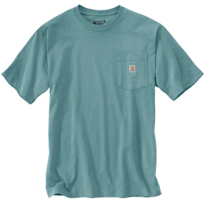 Men's Carhartt Relaxed Fit Lightweight Pocket Built Graphic T-Shirt 2XLarge Shimmer Blue