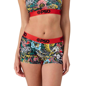 Women's PSD Winged Spirit Boy Shorts Underwear XLarge Multi