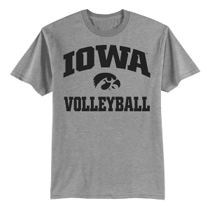 Iowa Hawkeyes Rah-Rah T-Shirt Small SPT Grey Heather