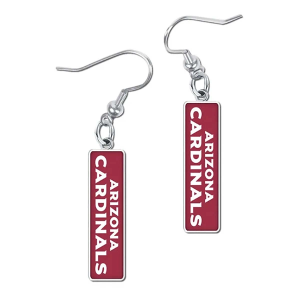 Wincraft Arizona Cardinals Carded Rectangle Earrings