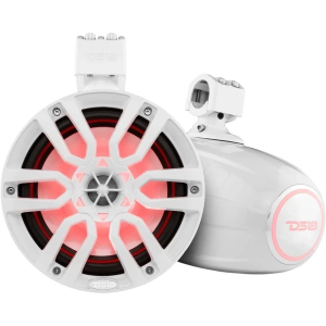 DS18 NXL X8TP 8" Marine Water Resistant Tower Speakers with Integrated RGB LED Lights