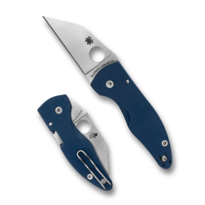 Spyderco MicroJimbo CPM SPY27 Stonewash Folding Pocket Knife