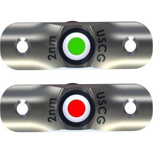 TACO Marine Rub Rail Mounted LED Navigation Light Set 2-1/2"
