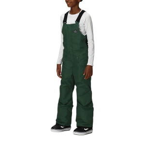 Kids' 686 Snow Bibs Frontier XLarge Moss Green