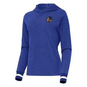 Women's Golden State Warriors Antigua Trek Hoodie Small Dark Royal Heather