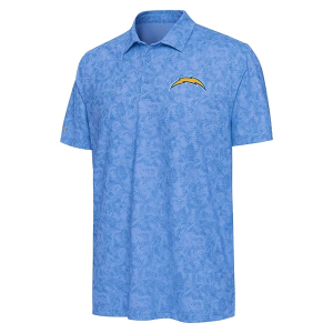 Los Angeles Chargers Antigua Lush Polo XLarge Columbia Blue