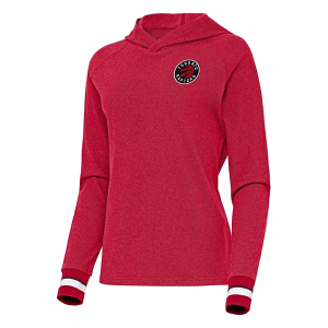 Women's Toronto Raptors Antigua Trek Hoodie Medium Dark Red