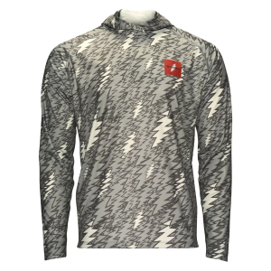 Men's Simms Grateful Dead Steal Your Face Solar Tech Fly Fishing Hoodie 3XLarge Mosquitos