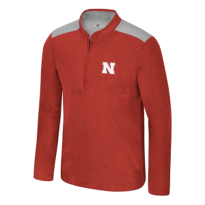 Nebraska Cornhuskers Colosseum Mac 1/4 Zip Small Red