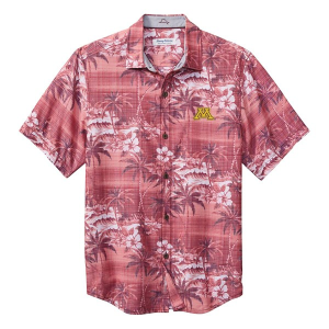 Minnesota Golden Gophers Tommy Bahama Point Isla Button Up XLarge Maroon