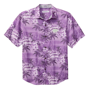 Kansas State Wildcats Tommy Bahama Point Isla Button Up XLarge Purple