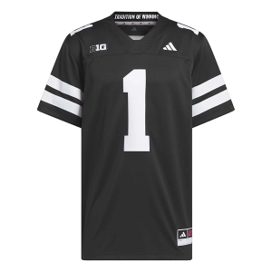 adidas Nebraska Cornhuskers Premium Strategy Football Jersey