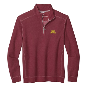Minnesota Golden Gophers Tommy Bahama Montego 1/2 Zip Large Maroon