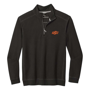 Oklahoma State Cowboys Tommy Bahama Montego 1/2 Zip 2XLarge Black