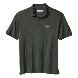 Kansas State Wildcats Tommy Bahama Bay Stripe Polo XLarge Cocoa