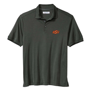 Oklahoma State Cowboys Tommy Bahama Bay Stripe Polo XLarge Cocoa