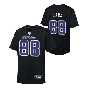 Dallas Cowboys CeeDee Lamb #88 Nike Game Kids' Jersey Large Black