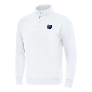 Memphis Grizzlies Antigua Victory 1/4 Zip Medium White