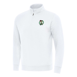 Boston Celtics Antigua Victory 1/4 Zip Medium White