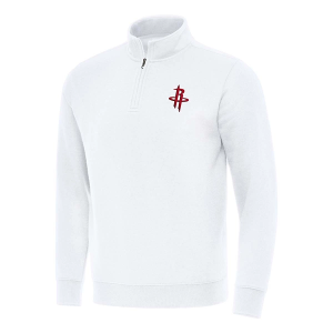 Houston Rockets Antigua Victory 1/4 Zip Medium White