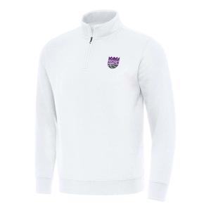 Sacramento Kings Antigua Victory 1/4 Zip Medium White