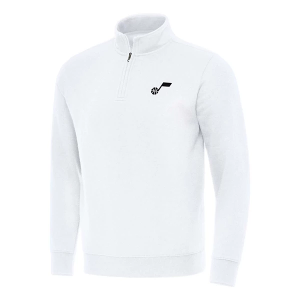 Utah Jazz Antigua Victory 1/4 Zip Medium White