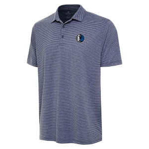 Dallas Mavericks Scheme Antigua Polo 3XLarge Navy Heather