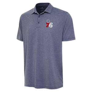 Philadelphia 76ers Scheme Antigua Polo Medium Navy Heather