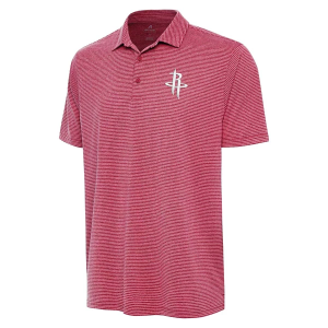 Houston Rockets Scheme Antigua Polo 2XLarge Dark Red Heather