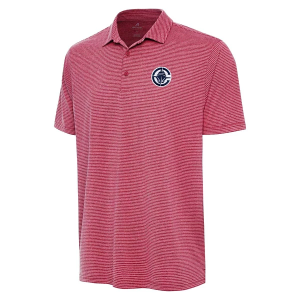 Los Angeles Clippers LA Scheme Antigua Polo Medium Dark Red Heather