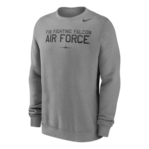 Air Force Falcons Nike Crew Medium Dark Grey Heather