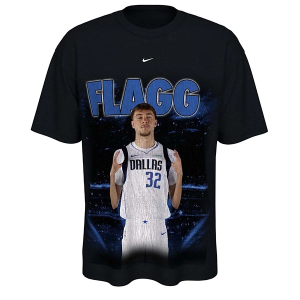 Dallas Mavericks Cooper Flagg New Faces Nike T-Shirt Large Black