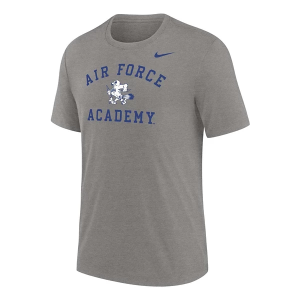 Air Force Falcons Nike Arch Vault Throwback T-Shirt 2XLarge Heather Grey