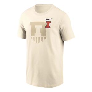 Illinois Fighting Illini Nike Natural T-Shirt 2XLarge Natural