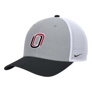 Omaha Mavericks Nike Color Trucker Flexfit Hat M/L Black