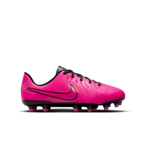 Kids' Nike Jr. Tiempo Legend 10 Club Molded Soccer Cleats Little 1.5 Fierce Pink/Black