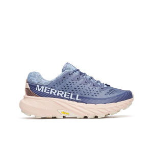 Women's Merrell Agility Peak 5 Trail Running Shoes 9 Regular Indigo/Pink Salt