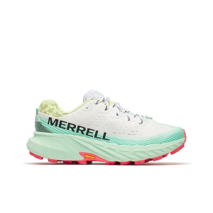 Women's Merrell Agility Peak 5 Trail Running Shoes 8.5 Regular White/Celadon